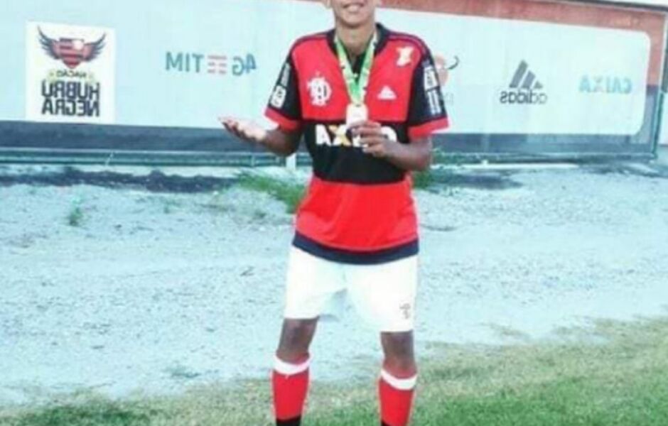 Athila Paixão, jogador da base do Flamengo, é uma das vítimas do incêndio do CT — Foto: Reprodução