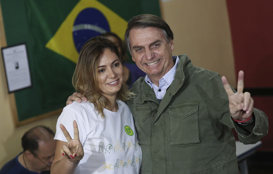 3º – Michele Bolsonaro (4% das menções). Foto Reprodução/Internet