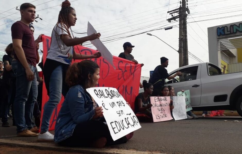 Alunos do campus da UFMS Três Lagoas