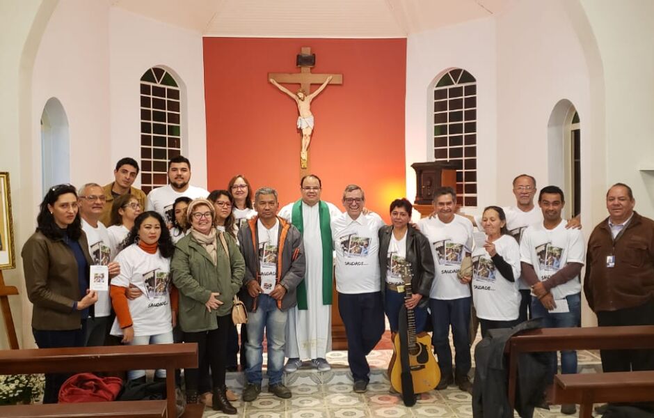 Padre Israel Moura dos Santos, Bosco, Márcia e amigos do Professor Waldemar