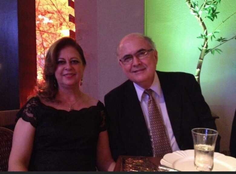 Wagner Andreasi e a esposa Márcia