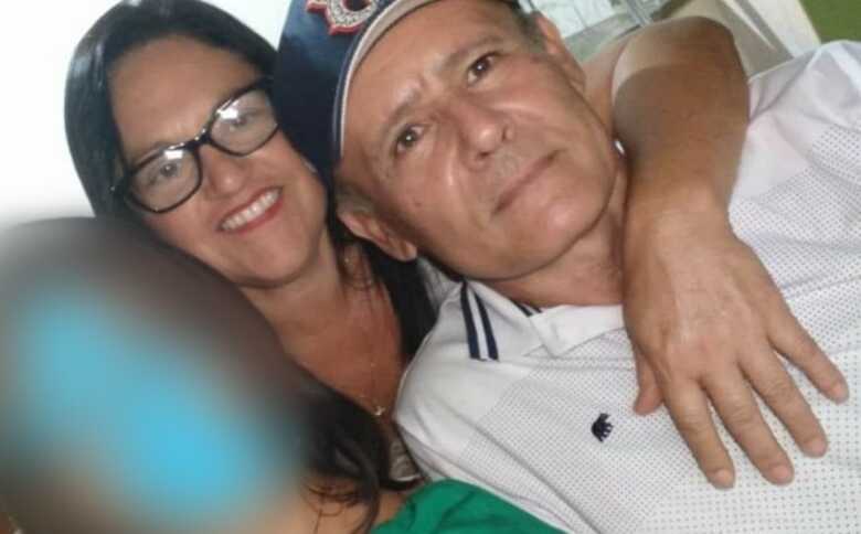 Neide com o ex-marido em foto postada nas redes sociais