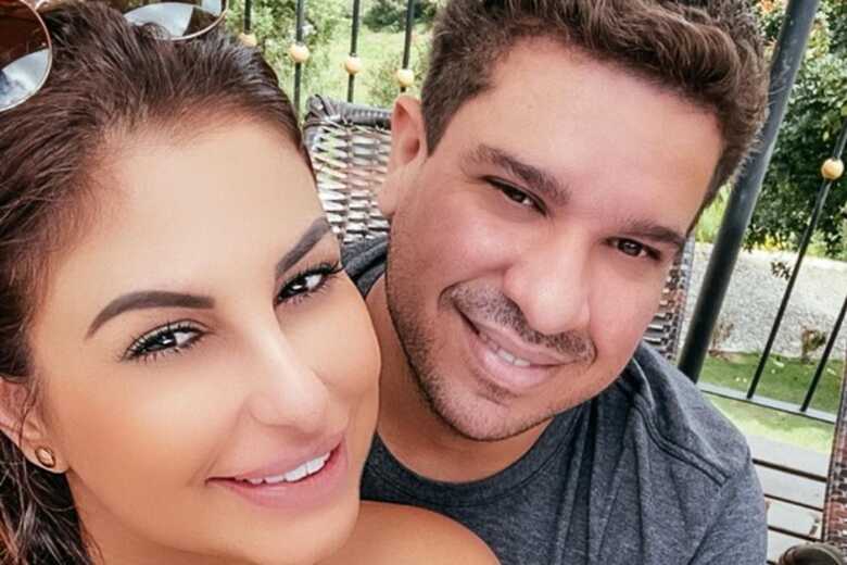 L&iacute;vvia Bicalho e o namorado, Rafael Ribeiro