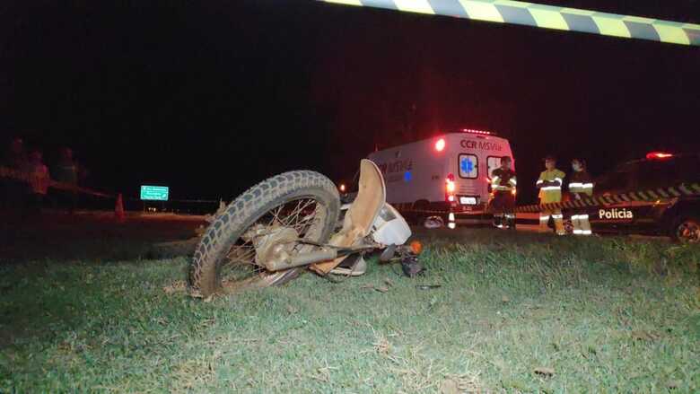 O caso foi registrado com acidente com vítima fatal causado pela própria vítima