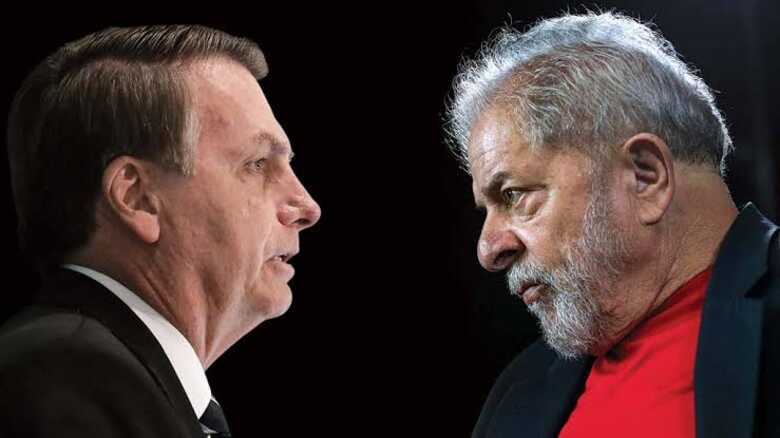 Candidatos a presidência, Bolsonaro e Lula 