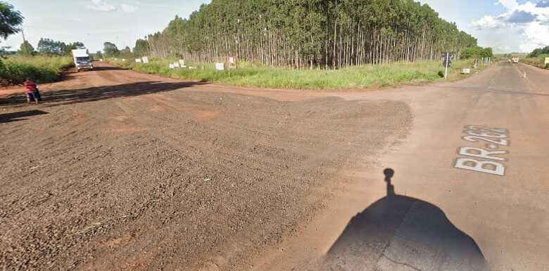 Acidente ocorreu em frente a entrada do Assentamento Estrela