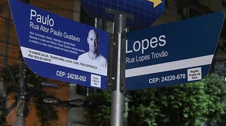 Lojistas de Niterói querem retirar nome de Paulo Gustavo de rua