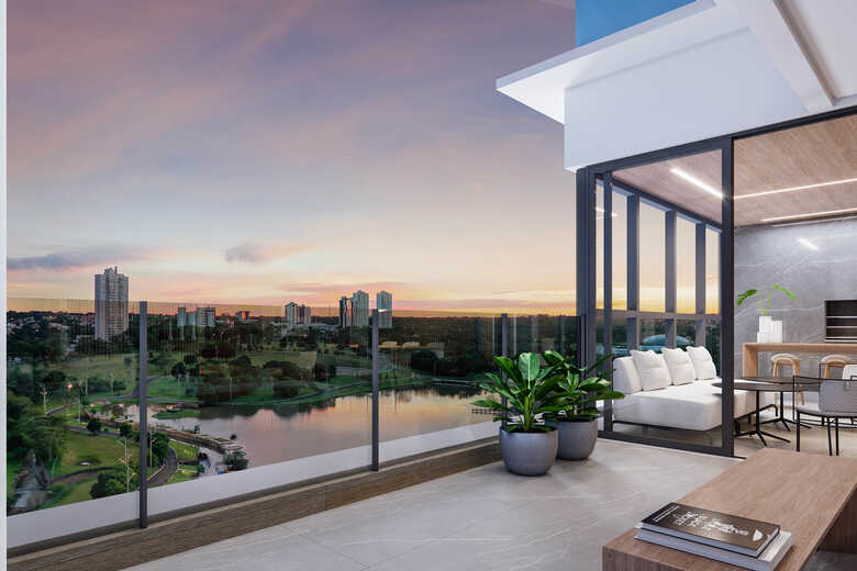 Em um cenário espetacular, Scenarium tem vista livre para o Parque das Nações Indígenas.