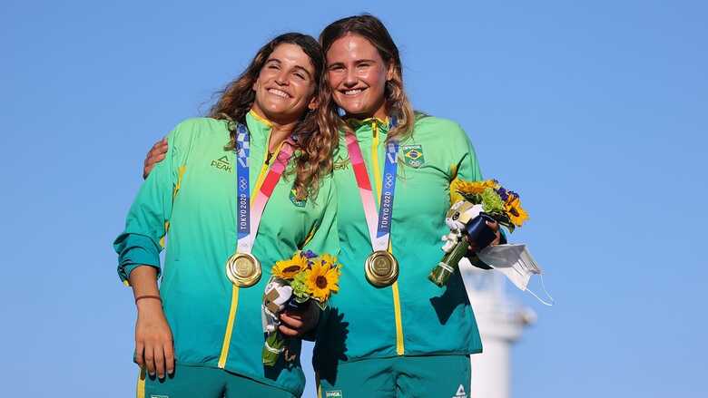 Martine Grael e Kahena Kunze