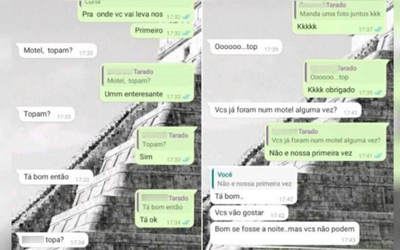 Conversa entre o PM e o primo da vítima mostra quando suspeito os chamam para irem a motel