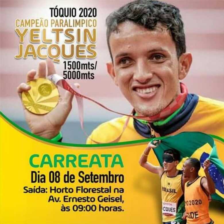 Yeltsin Jacques conquistou a 100ª medalha de ouro para o Brasil em jogos paralímpicos