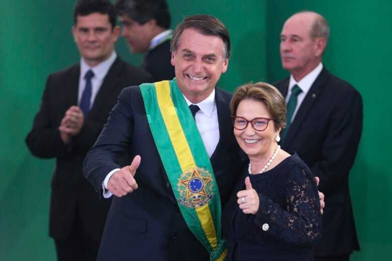 Há cerca de um ano, Bolsonaro disse que a ministra é um dos nomes que ele considera para formar sua chapa