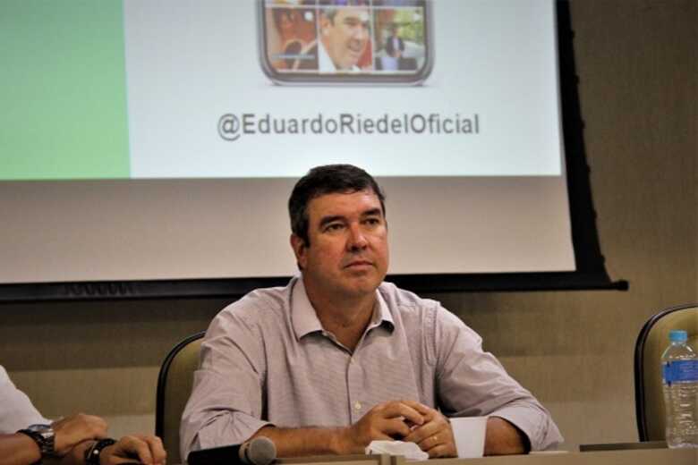 Ex-secretário do Infraestrutura e pré-candidato ao governo do Estado, Eduardo Riedel