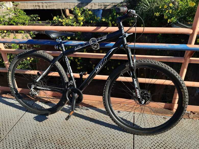Bicicleta de César que foi furtada por bandidos