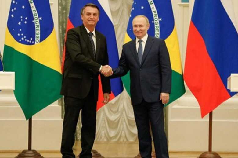 O presidente Jair Bolsonaro havia se reunido com Vladimir Putin em fevereiro deste ano