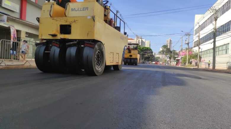 Obras bloqueiam trânsito na região central 