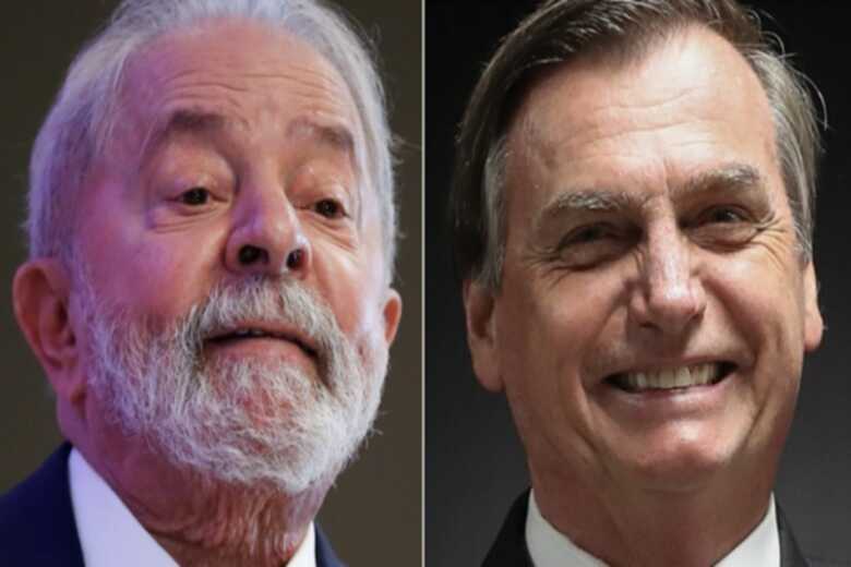 Lula e Bolsonaro disputam a presidência do Brasil