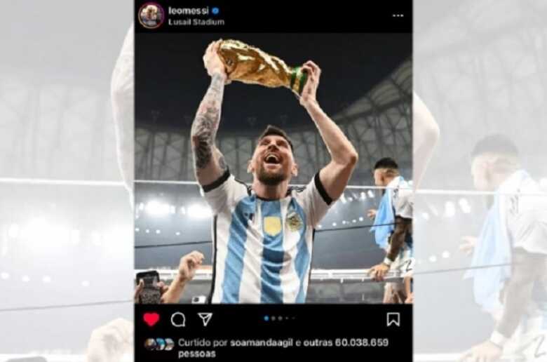Messi agora é o dono da foto mais curtida da história do Instagram