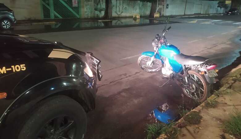 Moto furtada foi encontrada em tr&ecirc;s dias