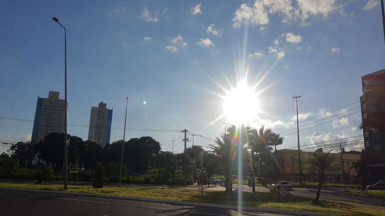 Dia de muito sol em Campo Grande