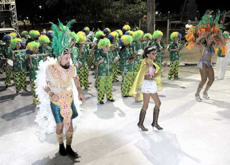 Desfile das Escolas de Samba de Campo Grande no ano passado
