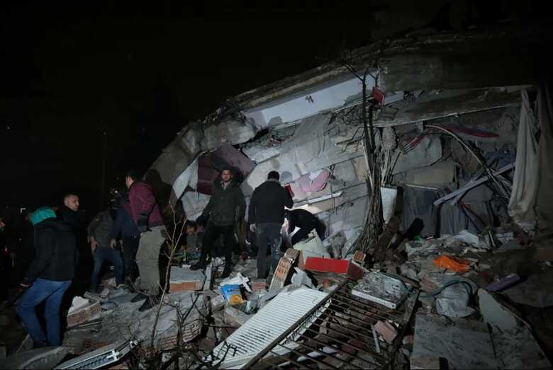 Terremoto atingiu a Turquia e a Síria