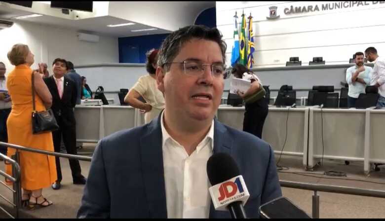 Vereador Victor Rocha após audiência nesta segunda