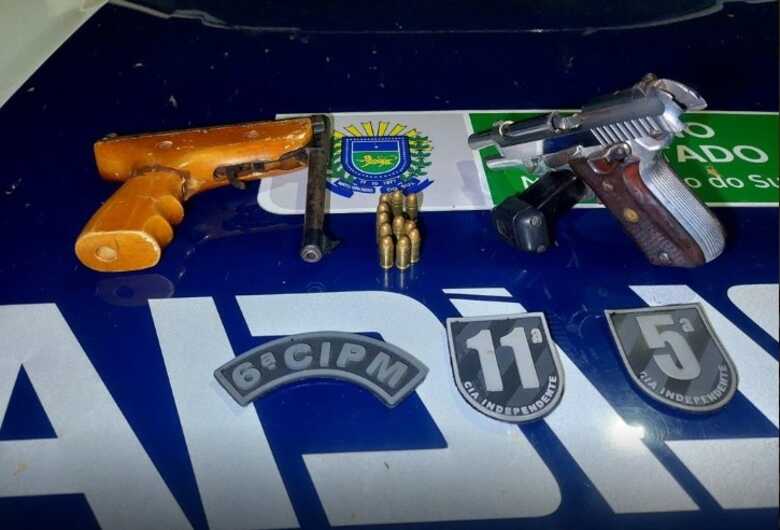 As munições e revólveres usados no crime foram apreendidos