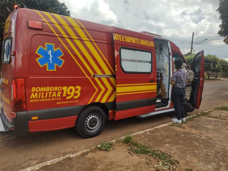 V&iacute;tima foi socorrida pelo Corpo de Bombeiros