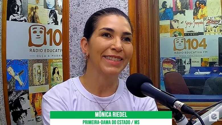 Primeira-dama, Mônica Riedel deu detalhes de seu projeto