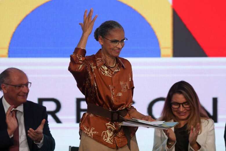 Ministra do Meio Ambiente e Mudan&ccedil;a do Clima do Brasil, Marina Silva
