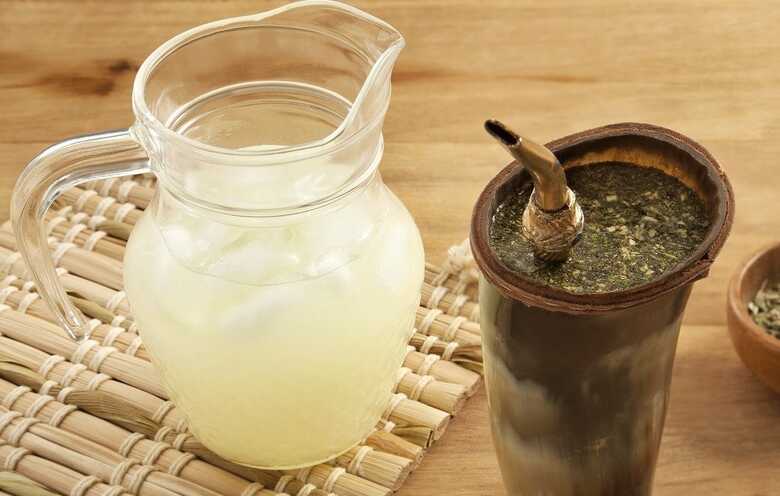 Tereré com suco de limão
