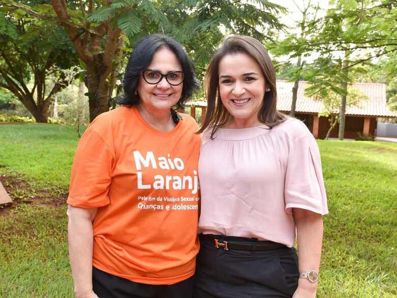 Senadora Damares Alves e Adriane Lopes