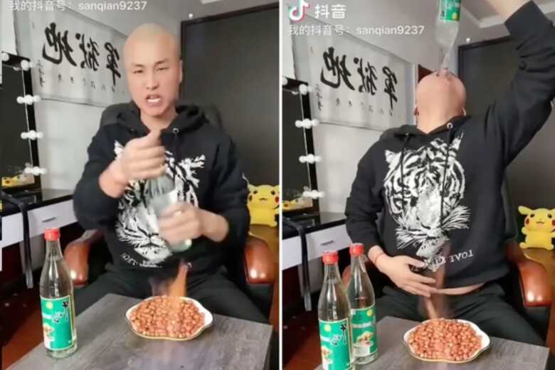 Desafio era em rede social da China