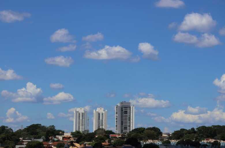 Tempo aberto em Campo Grande