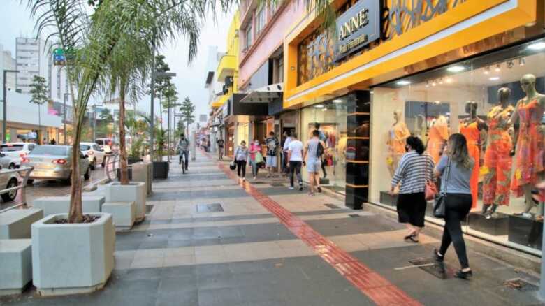 Centro da cidade, em Campo Grande.