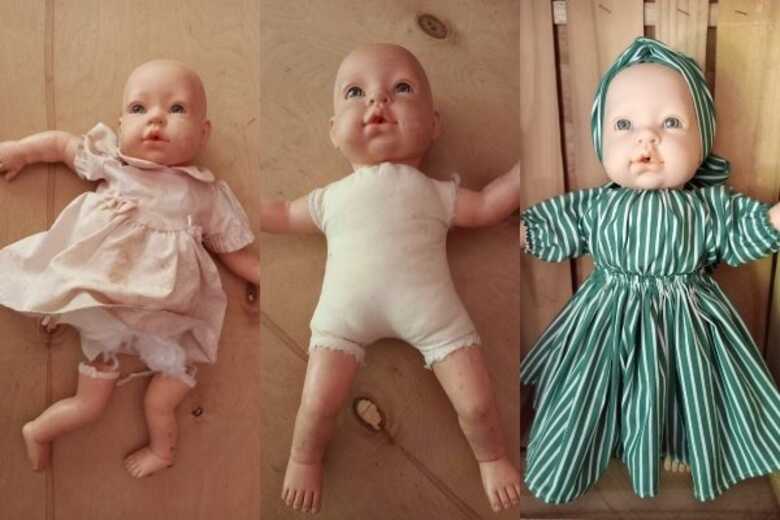 Boneca da av&oacute;, que foi recuperada para a neta