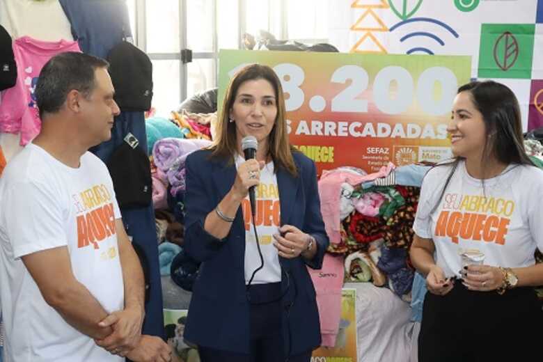 Campanha &eacute; organizada pela primeira-dama, M&ocirc;nica Riedel