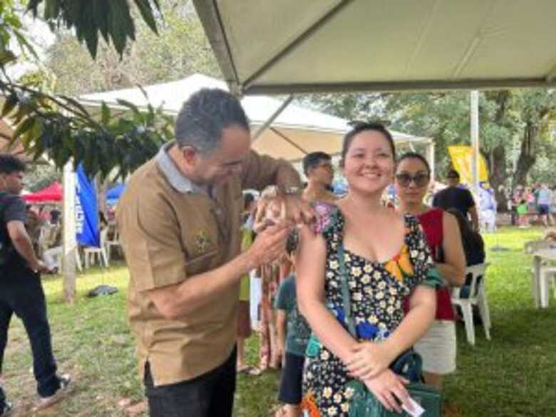 Secret&aacute;rio municipal de Sa&uacute;de, Dr. Sandro Benites.
