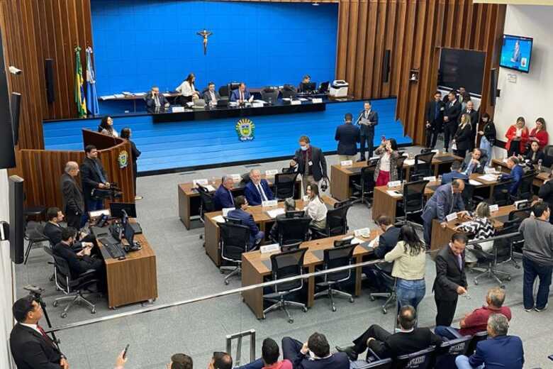 Sessão plenária da Assembleia Legislativa de Mato Grosso do Sul 
