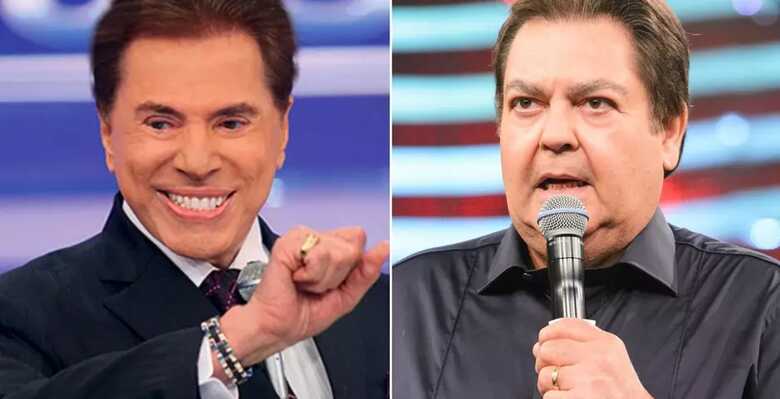 Silvio Santos e Faustão