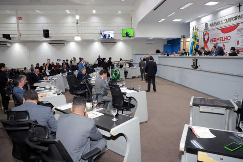 Sessão na Câmara Municipal