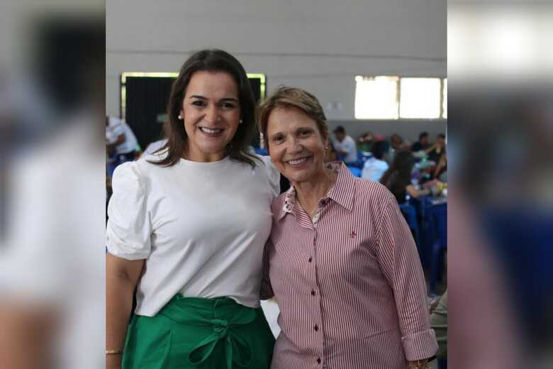 Prefeita Adriane Lopes e a senadora Tereza Cristina