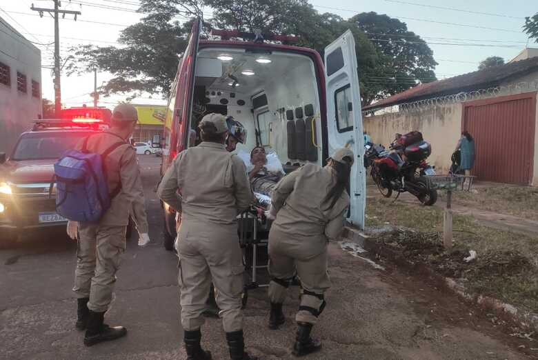Homem foi levado para Santa Casa de Campo Grande