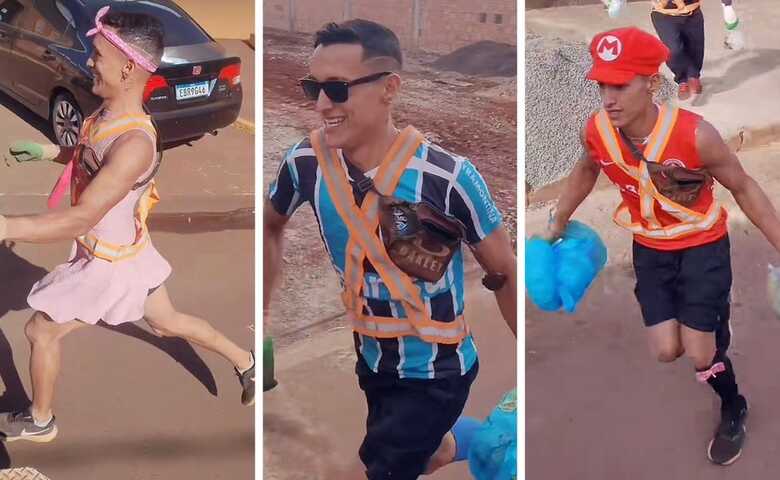 Maicon Arguelho, mais conhecido como "Gari&nbsp;MS"