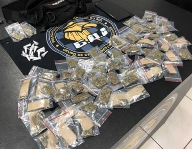 Polícia Civil prende dois por tráfico de drogas em Campo Grande