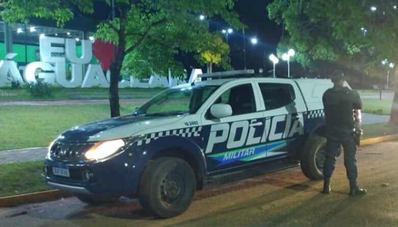 PM prendeu suspeito em flagrante