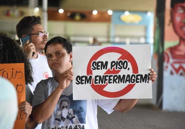 Manifestações em prol do Piso de Enfermagem