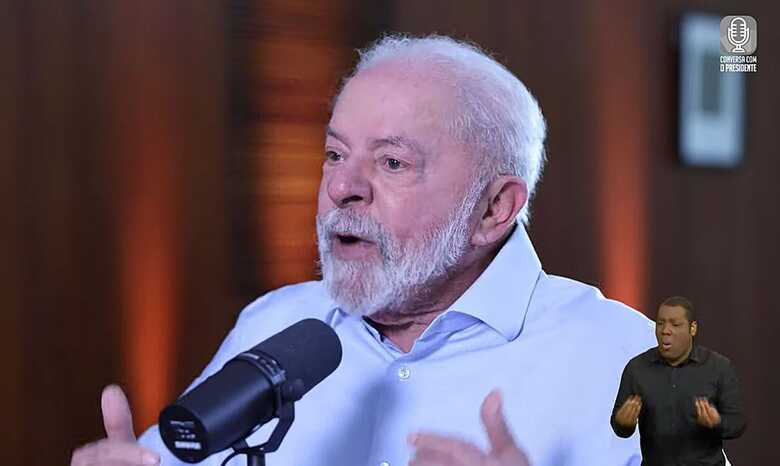 Lula em entrevista nessa segunda-feira