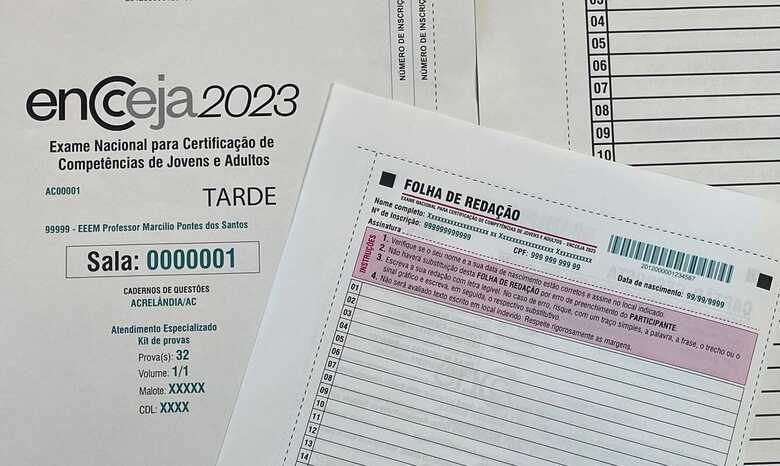São dois dias com quatro provas objetivas